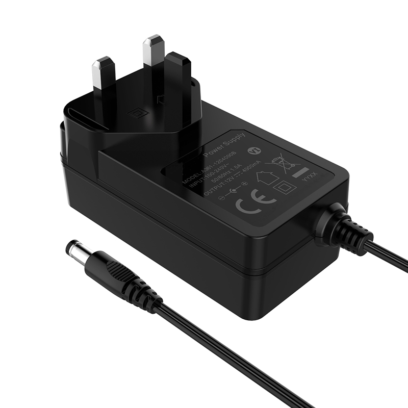 <b>48W wall-mount power adapter with UK plug</b>